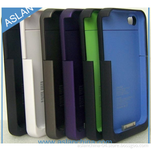 Slip Power Case for iPhone4/4s, 1900mAh Power Case (ASC-038)
